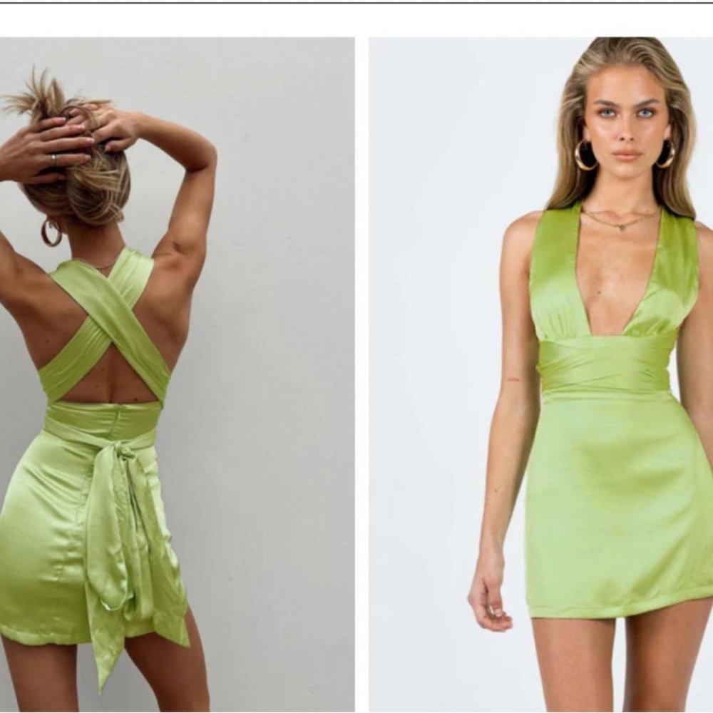 Princess Polly Green Dress